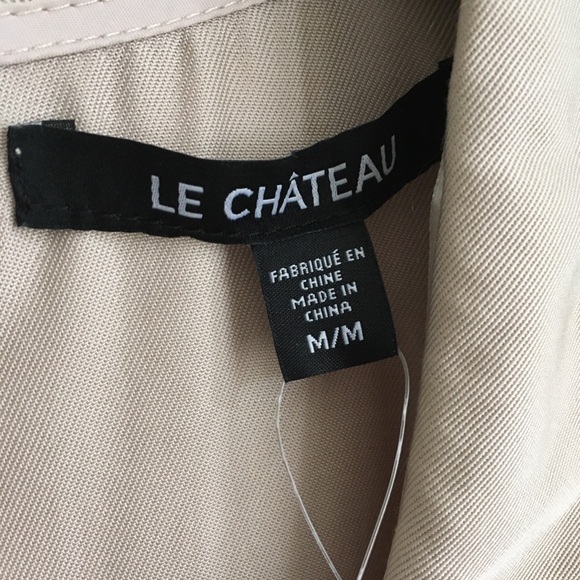 Le Chateau Sand Colour Dress Size Medium - Picture 7 of 11